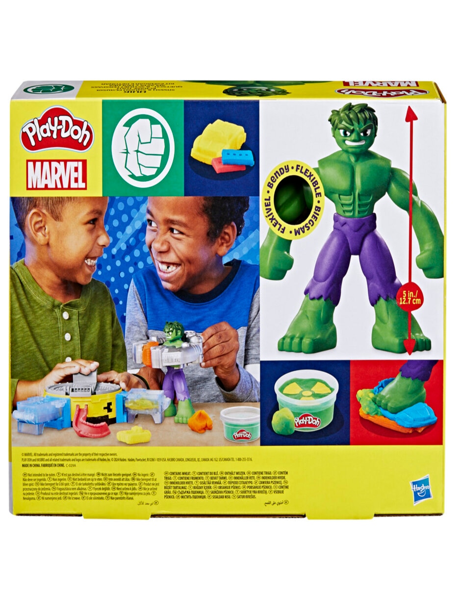 Set figuras acción articulada Marvel Hulk 7