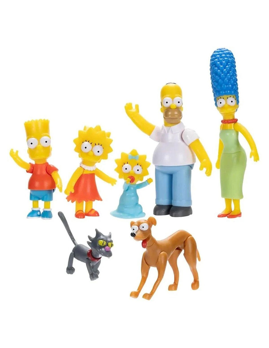 Set figuras acción The Simpsons La Familia