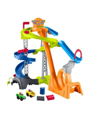Wheelies Pista De Carreras Y Choques Little People juego didáctico infantil unisex Wheelies Pista De Carreras Y Choques Little People juego didáctico infantil unisex