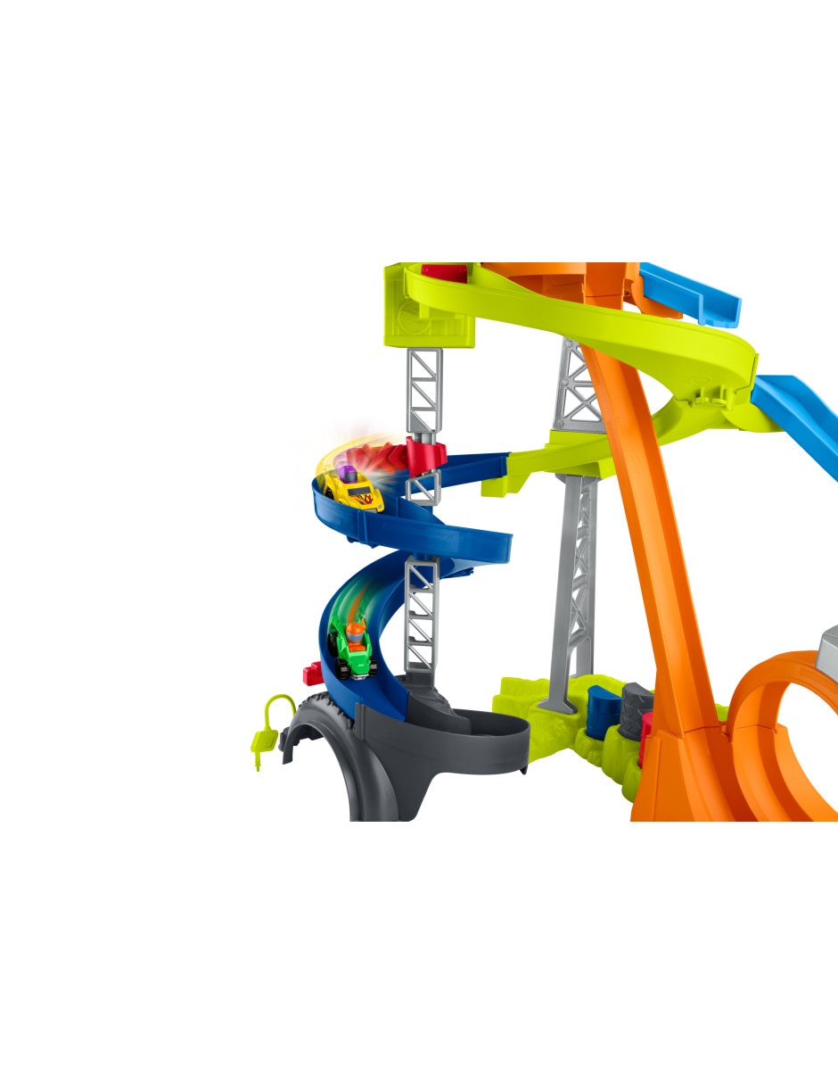 Wheelies Pista De Carreras Y Choques Little People juego didáctico infantil unisex Wheelies Pista De Carreras Y Choques Little People juego didáctico infantil unisex