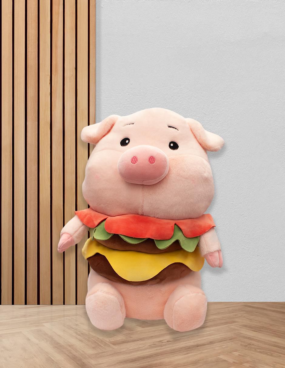 Peluche de cerdo de 35 cm