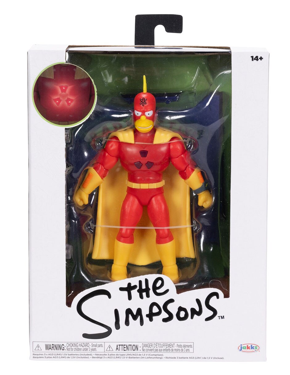 Figura de acción articulada The Simpsons Radioactive Man Premium Con luz 4