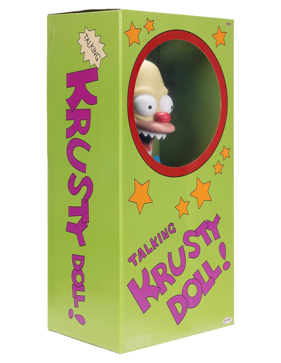 Figura de acción Los Simpson Krusty el payaso Collectors Con sonido 7