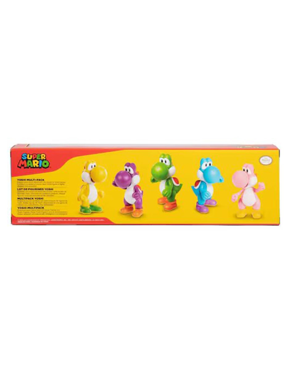 Set figuras acción articulada Super Mario Yoshi Collectors 2