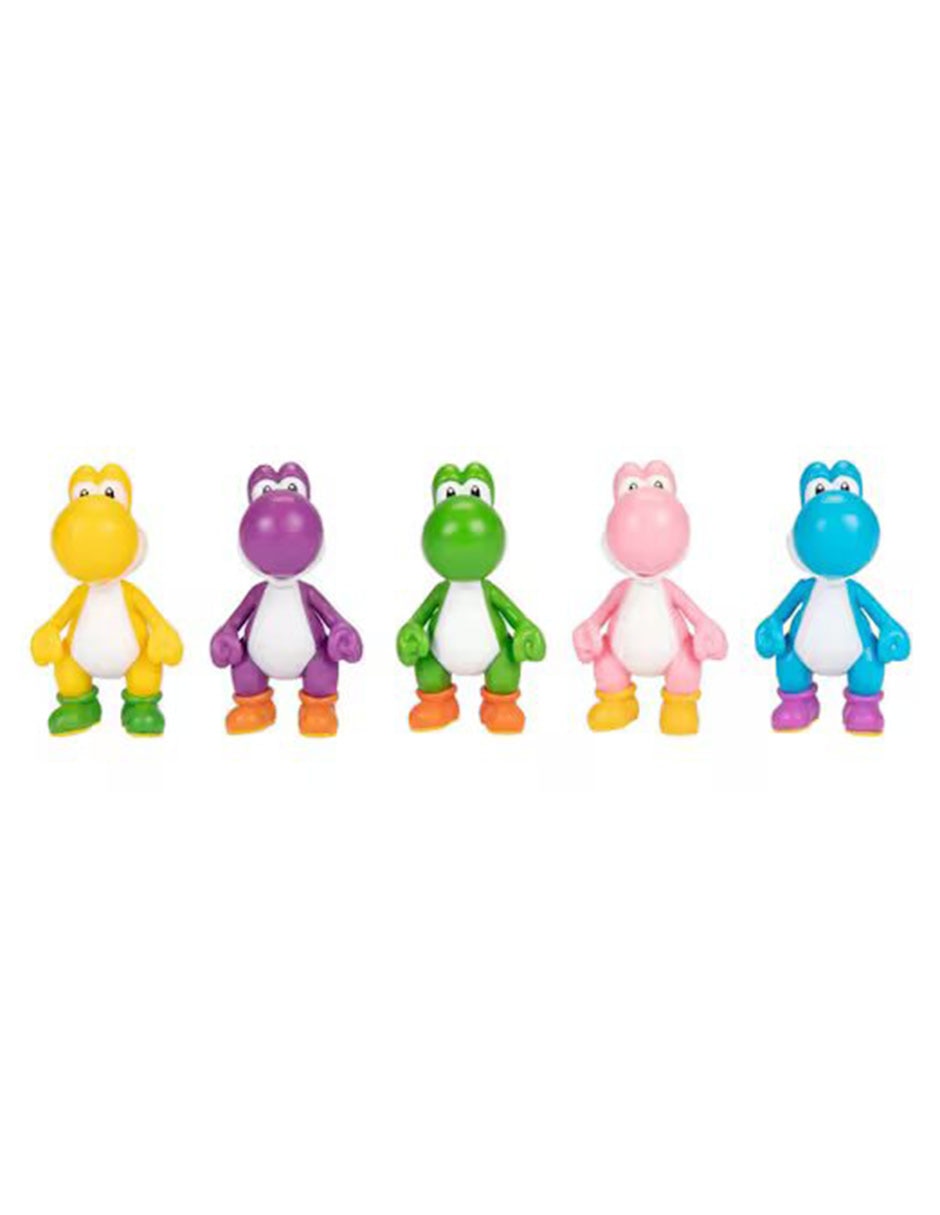 Set figuras acción articulada Super Mario Yoshi Collectors 3