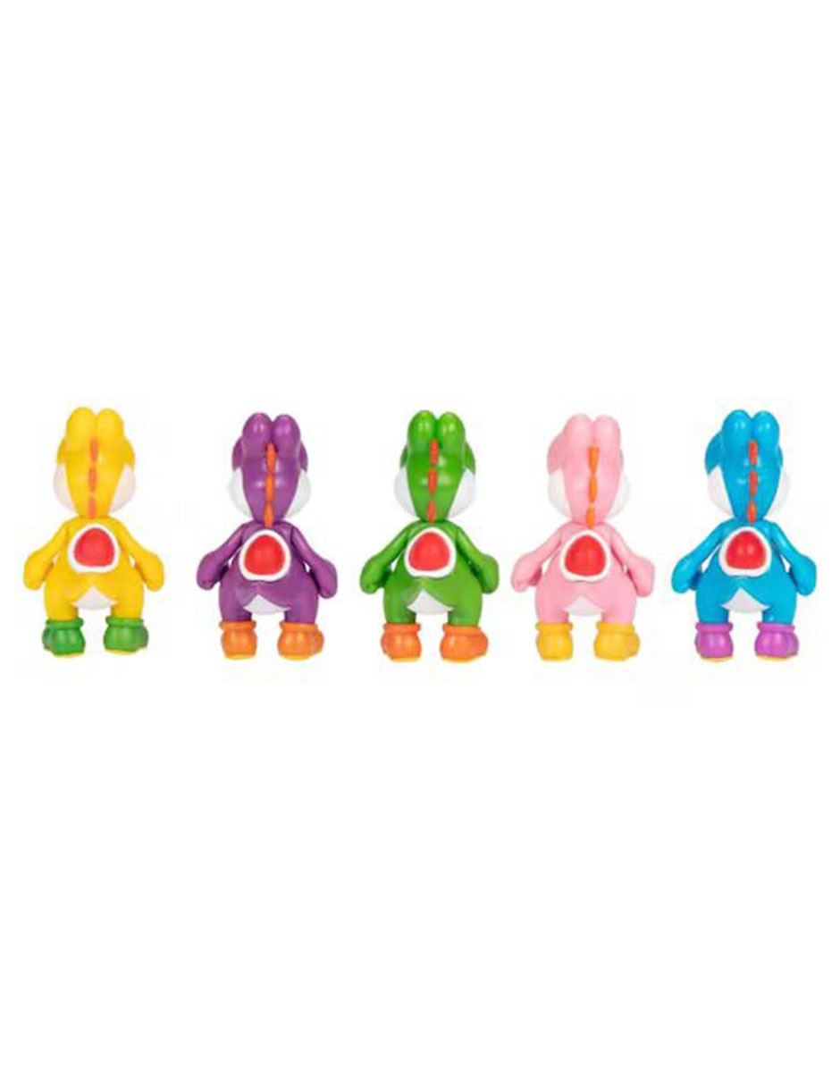 Set figuras acción articulada Super Mario Yoshi Collectors 4