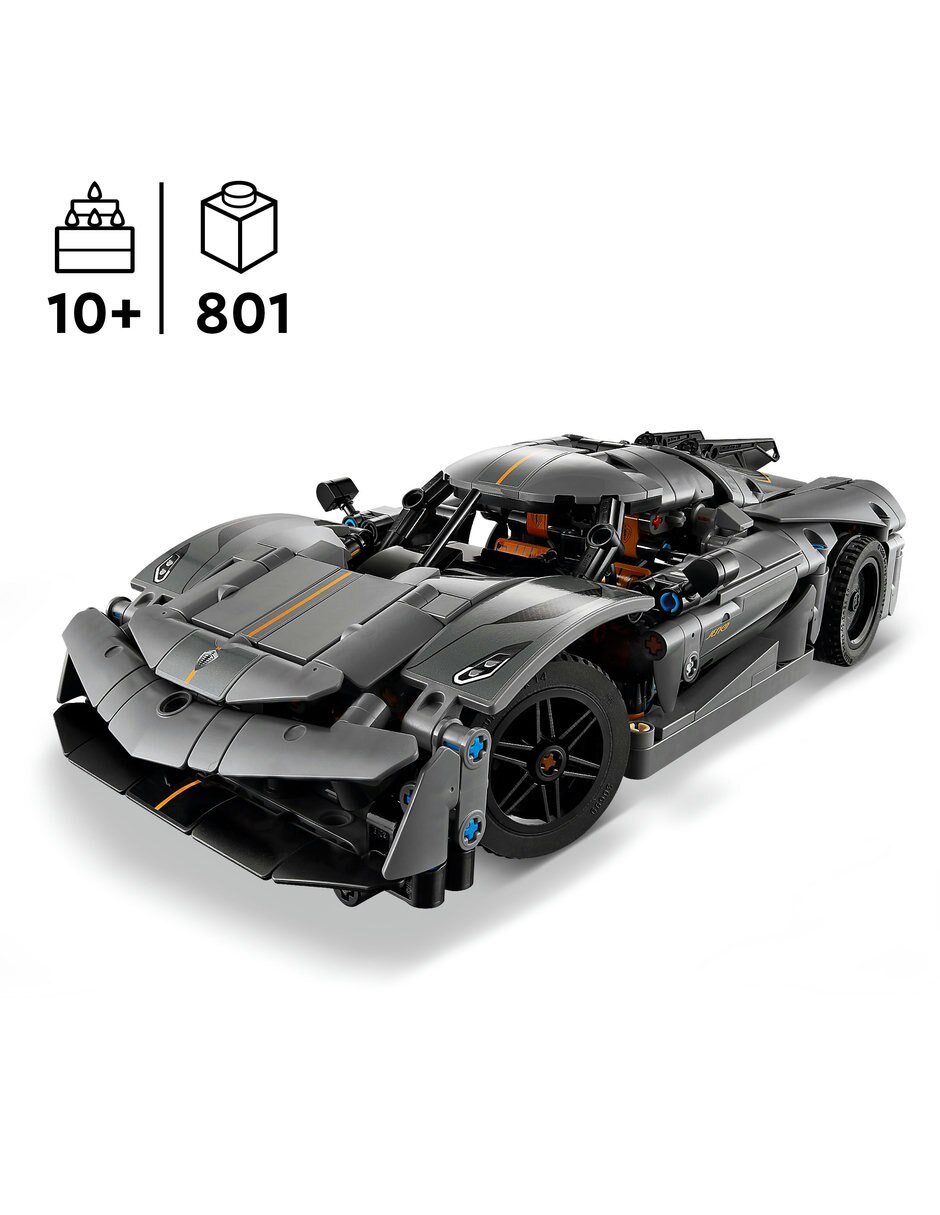 LEGO Technic Hiperauto Koenigsegg Jesko Absolut Gris 42173 3