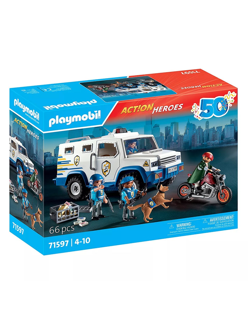 Playmobil Pm Classic Police Car 71597 Action Héroes 50 Aniversario 2