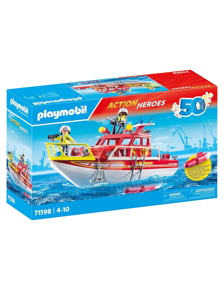 Playmobil Barco De Rescate 71598 Action Héroes 50 Aniversario 2