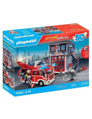 Playmobil Set De Bomberos 71603 Action Héroes 50 Aniversario