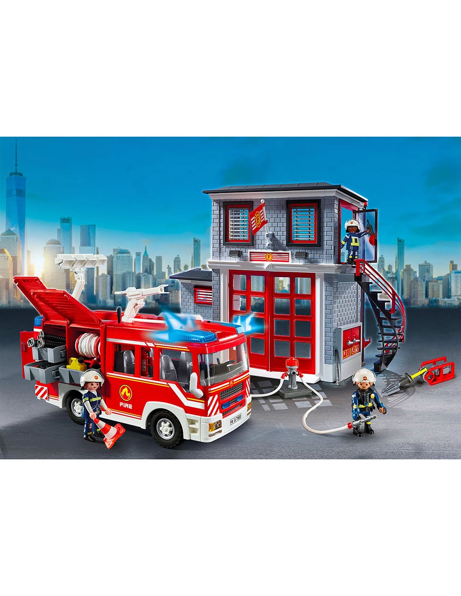 Playmobil Set De Bomberos 71603 Action Héroes 50 Aniversario 2