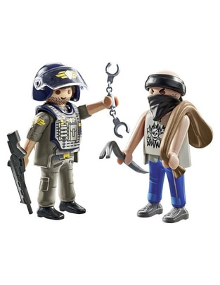 Playmobil Pm Duo Pack Policía Con Ladrón 71505