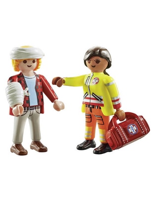 Playmobil Pm Duo Pack Paramédico Con Paciente 71506 Playmobil Pm Duo Pack Paramédico Con Paciente 71506