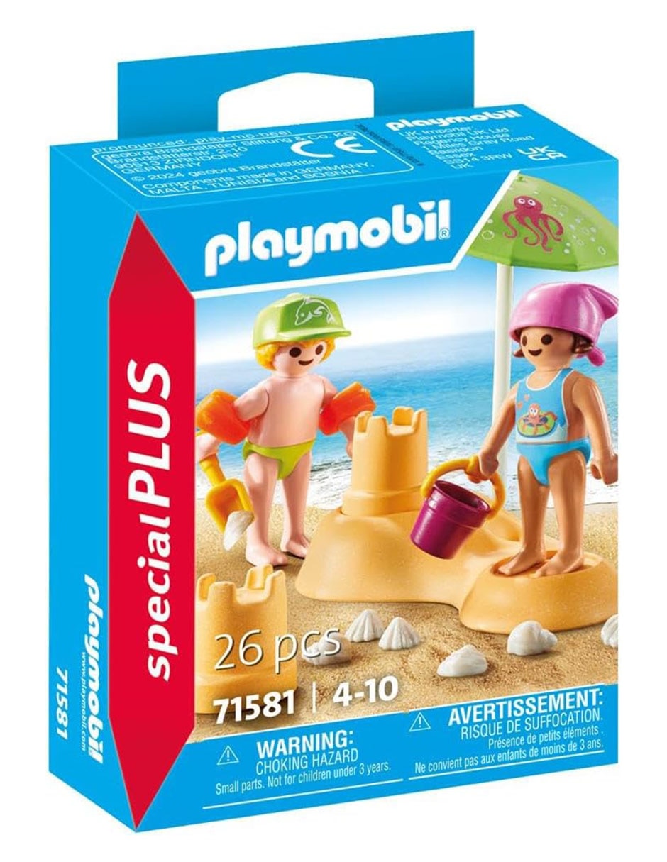 Playmobil Special Plus Kids With Sand Castle 71581