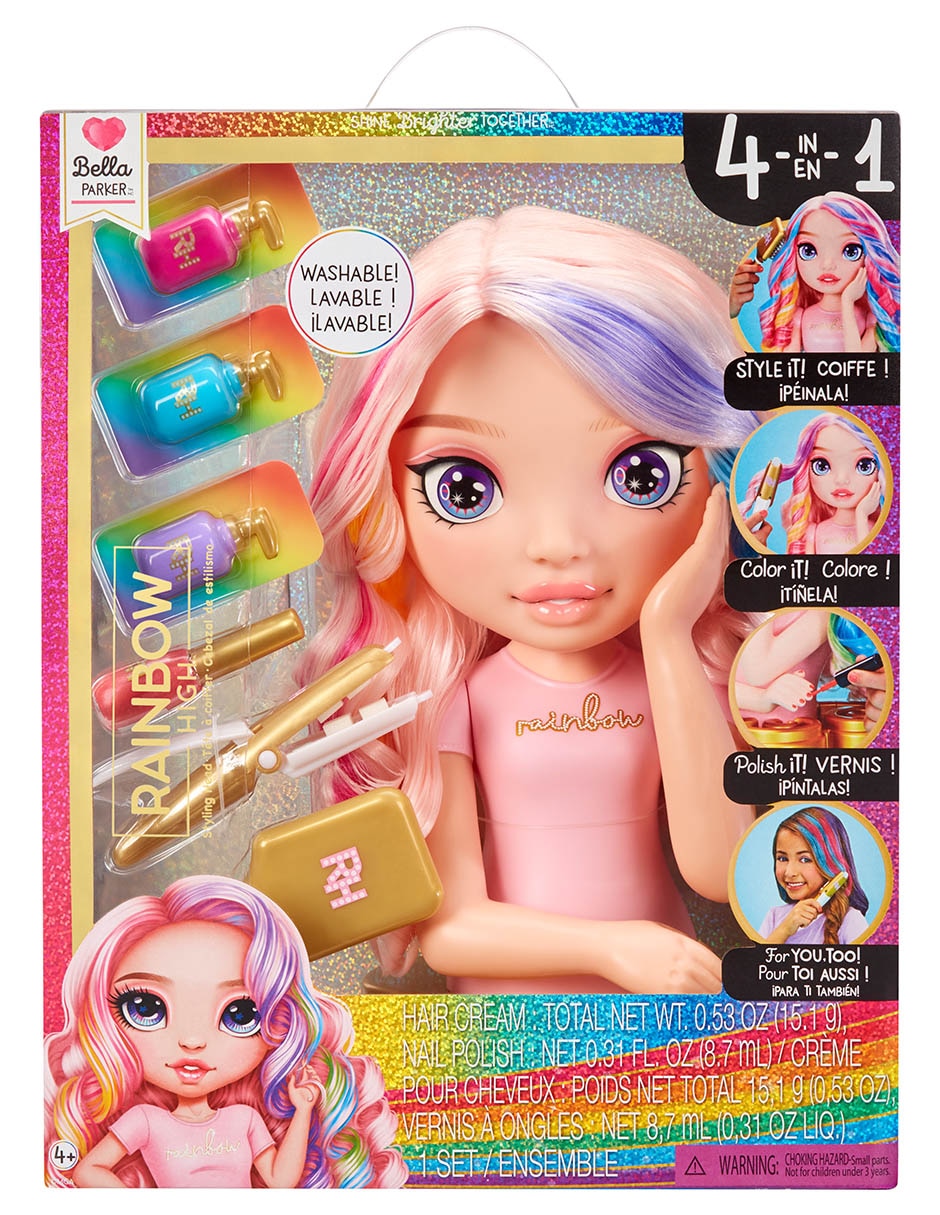 Muñeca mga rainbow high styling head
