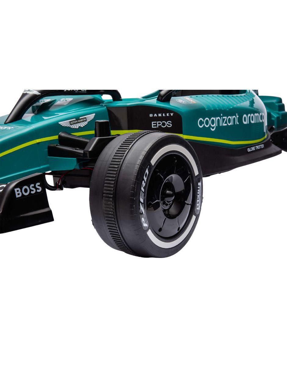 Automóvil montable con control remoto Kart Formula 1 AMR23 recargable infantil 3