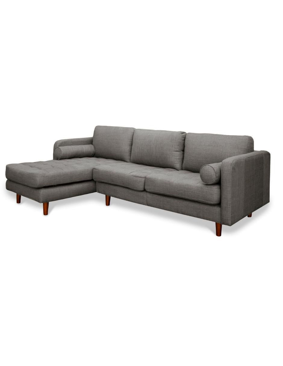 Sala modular izquierda Confortopiel de lino