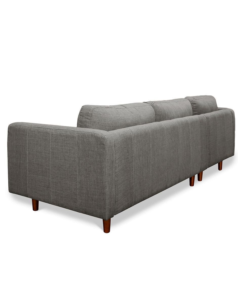 Sala modular izquierda Confortopiel de lino