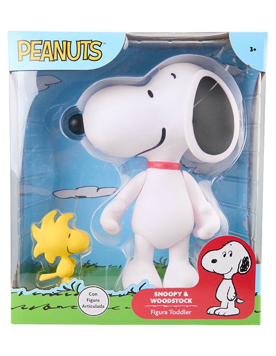 Set figura de acción articulada Peanuts Snoopy y Woodstock 5