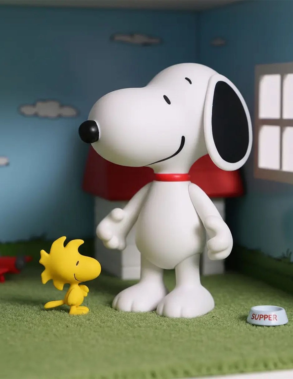 Set figura de acción articulada Peanuts Snoopy y Woodstock 6