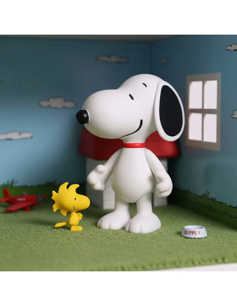 Set figura de acción articulada Peanuts Snoopy y Woodstock 7