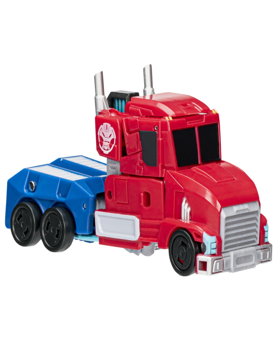 Figura de acción articulada : EarthSpark Optimus Prime deluxe Transformers 2 en 1