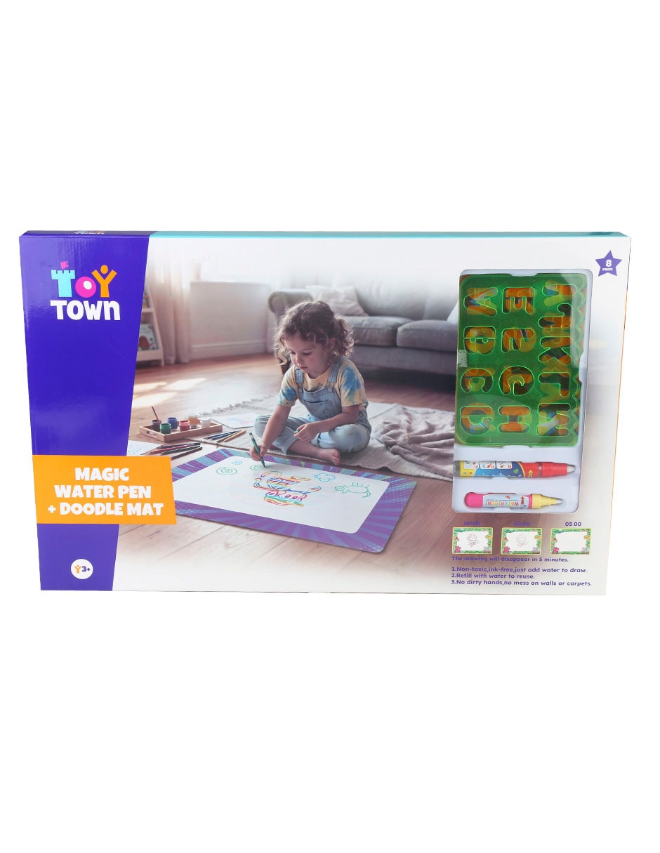 Magic Water Pen + Doodle Mat juego didáctico infantil 3