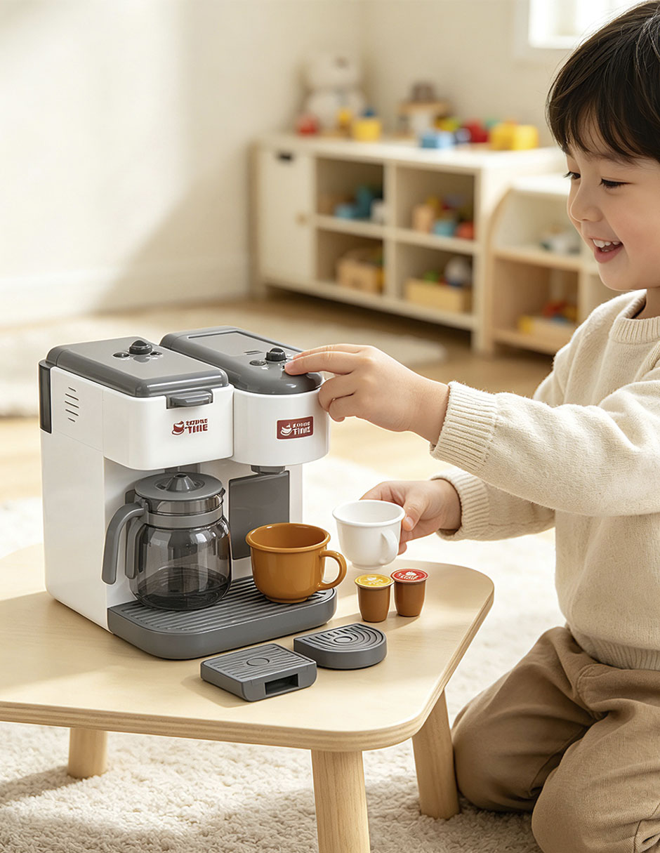 Juego de cafetera juego de rol para niños 6