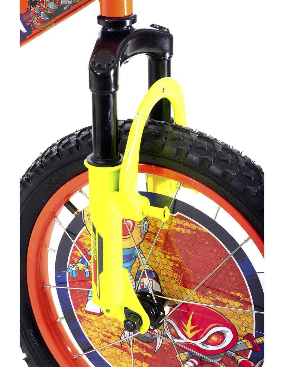 Bicicleta infantil rodada 16 unisex 7