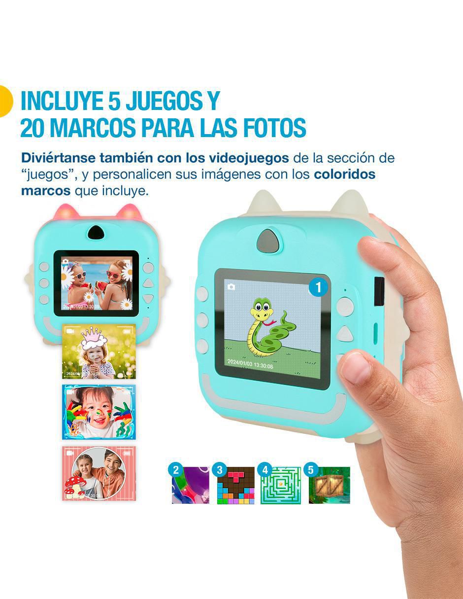 Cámara instantánea Digital Para Niños 9