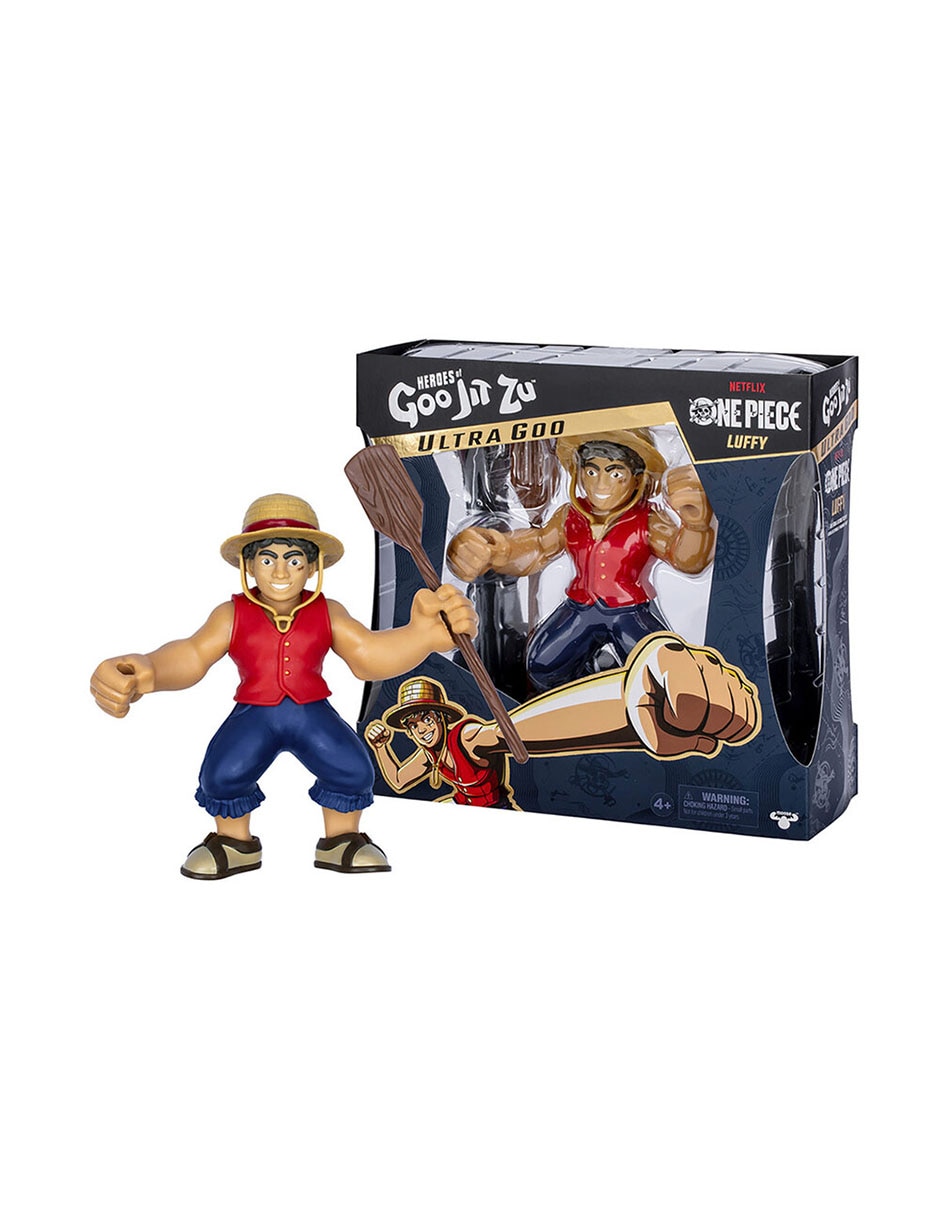 Figura One Piece Monkey D. Luffy collectors Bandai elástico