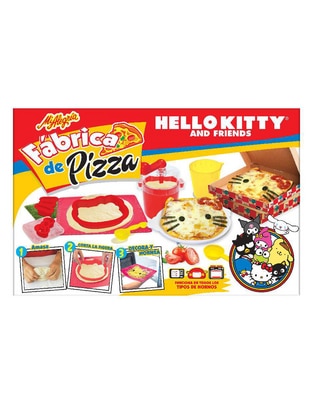 Fábrica de pizzas hello kitty and friends juego de rol para niños