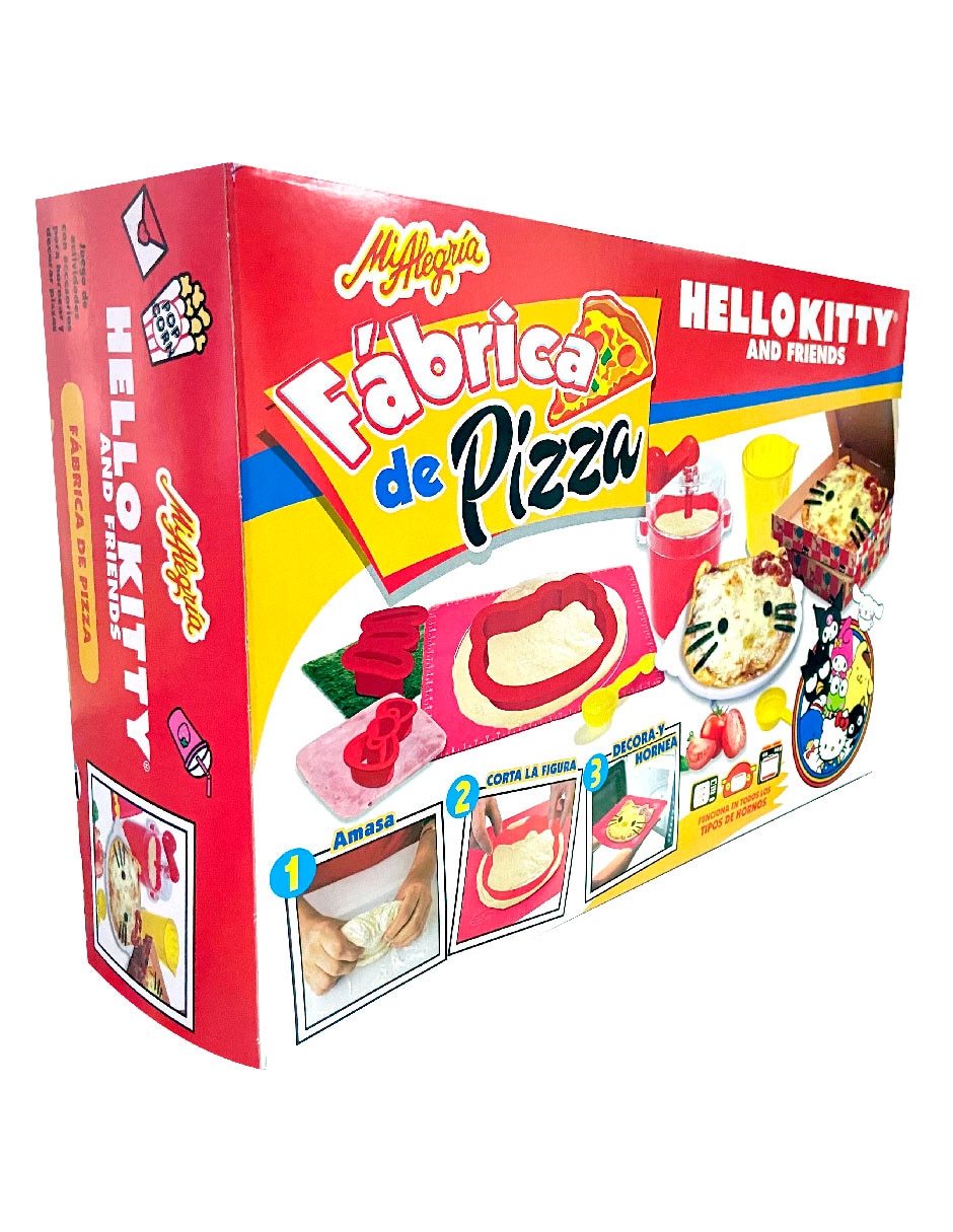 Fábrica de pizzas hello kitty and friends juego de rol para niños 2