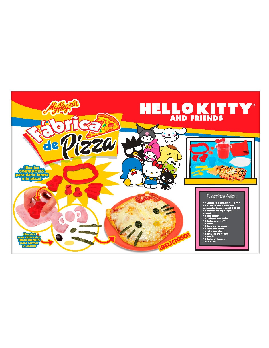 Fábrica de pizzas hello kitty and friends juego de rol para niños 4