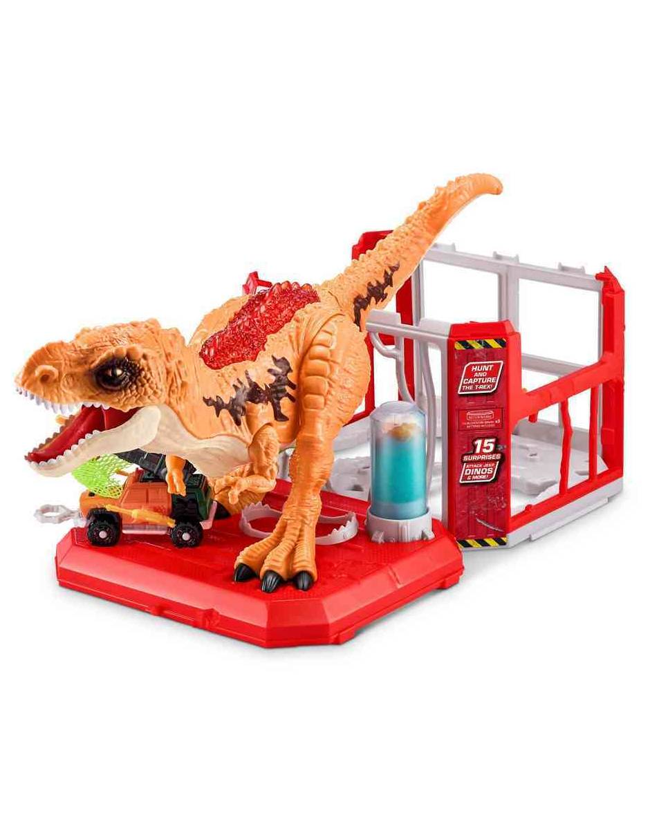 Set figuras acción articulada Dinosaurios Con luz y sonido 2