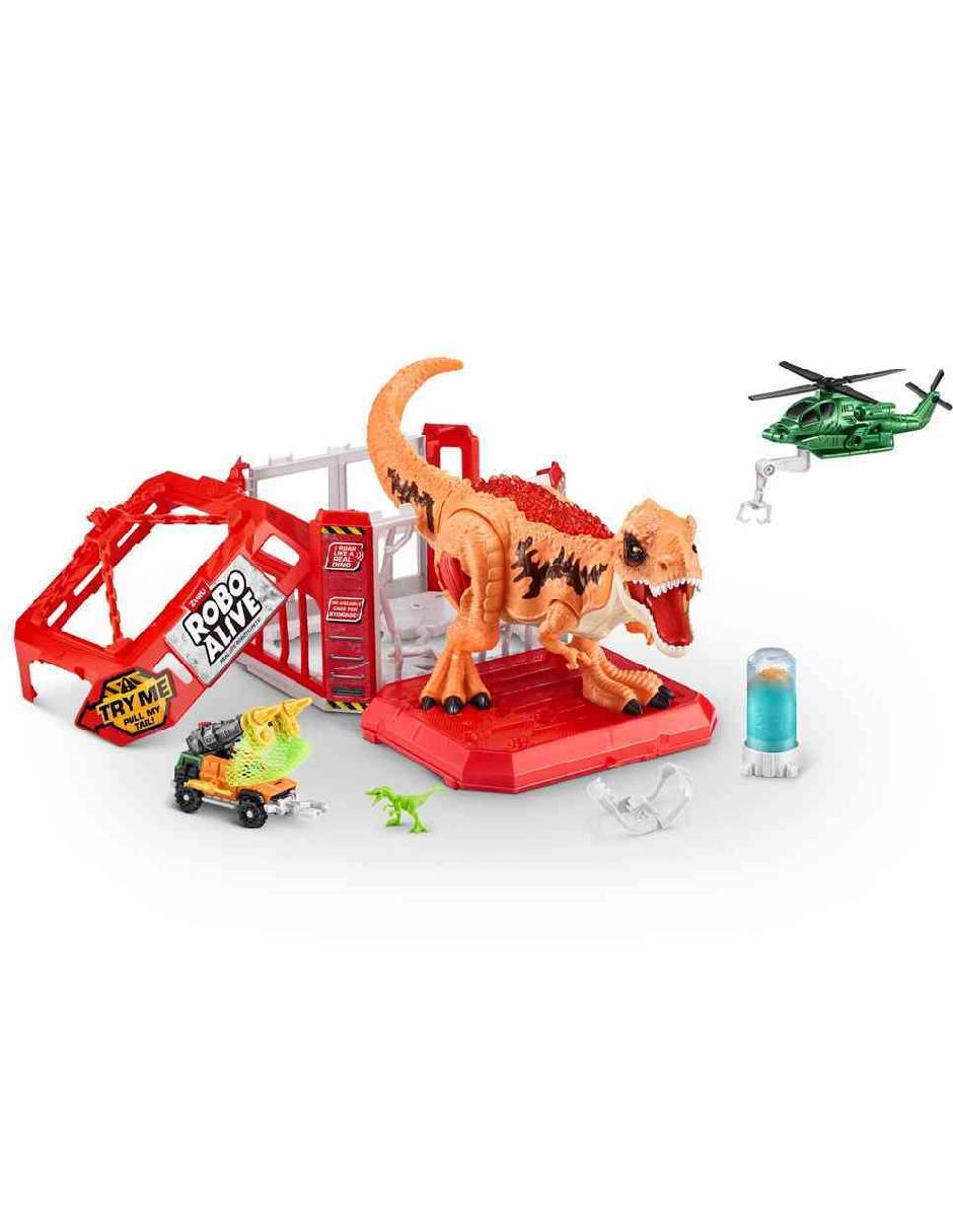 Set figuras acción articulada Dinosaurios Con luz y sonido 3