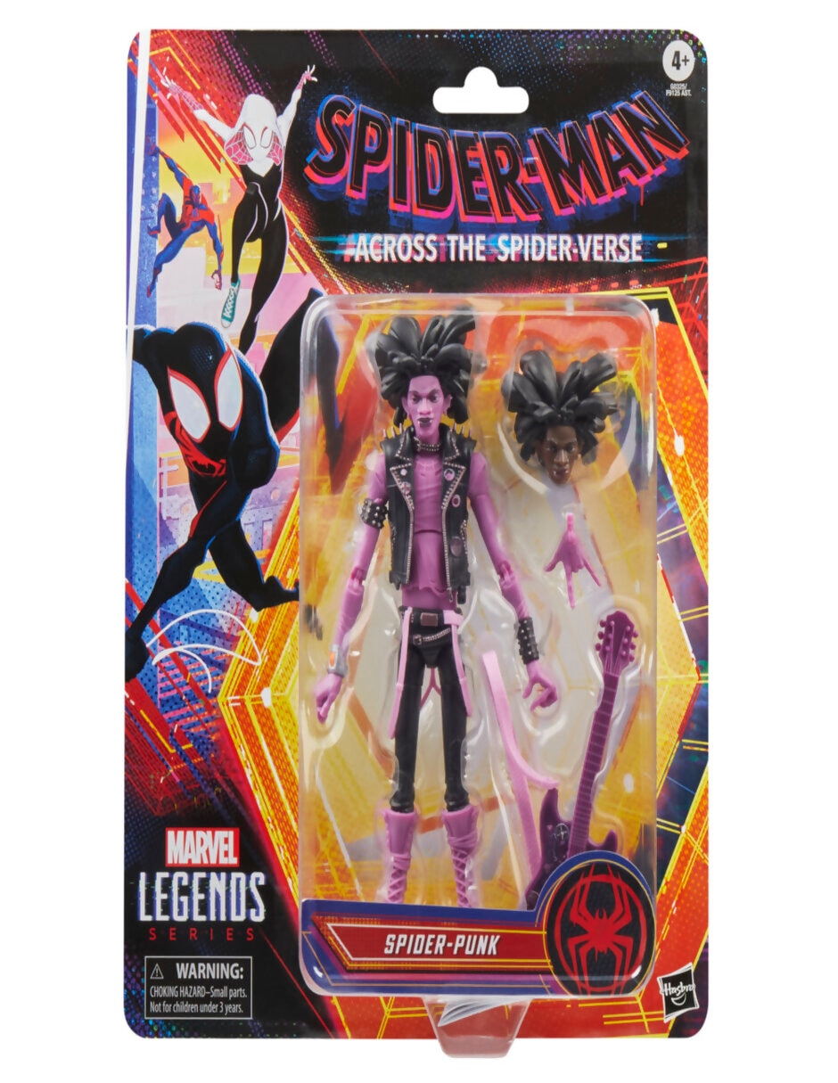 Figura de acción articulada Spider-Man Across the Spiderverse Spider-Punk Marvel articulada