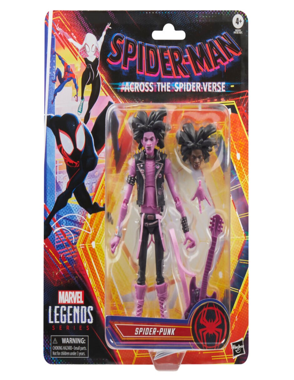 Figura de acción articulada Spider-Man Across the Spiderverse Spider-Punk legend articulado 6