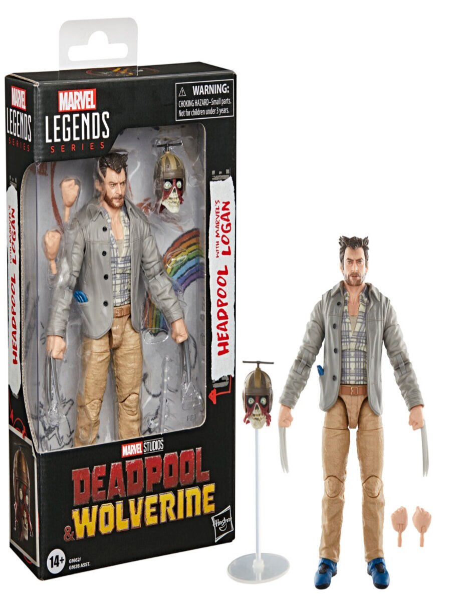 Figura de acción articulada Deadpool & Wolverine Headless Horseman deluxe articulado 7
