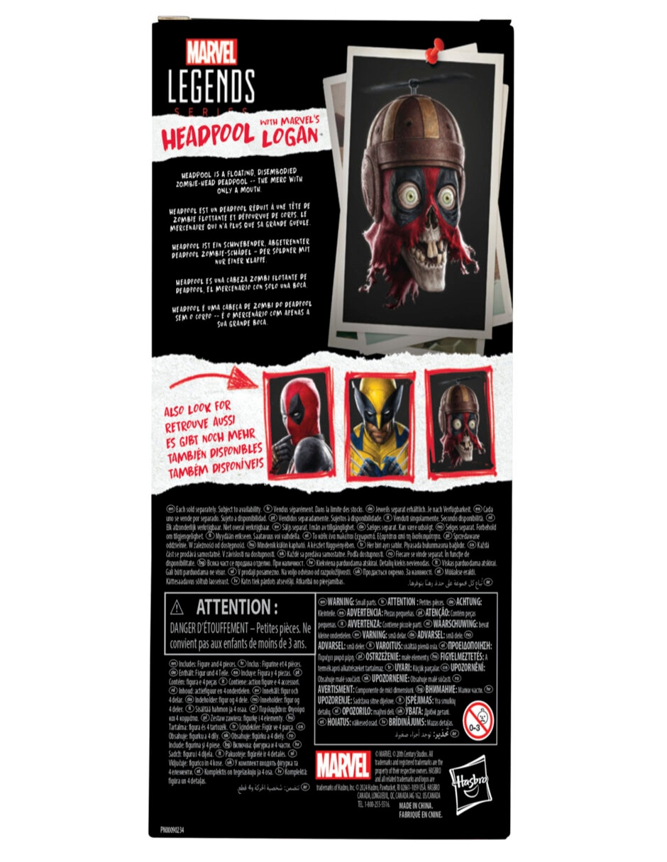 Figura de acción articulada Deadpool & Wolverine Headless Horseman deluxe articulado 3