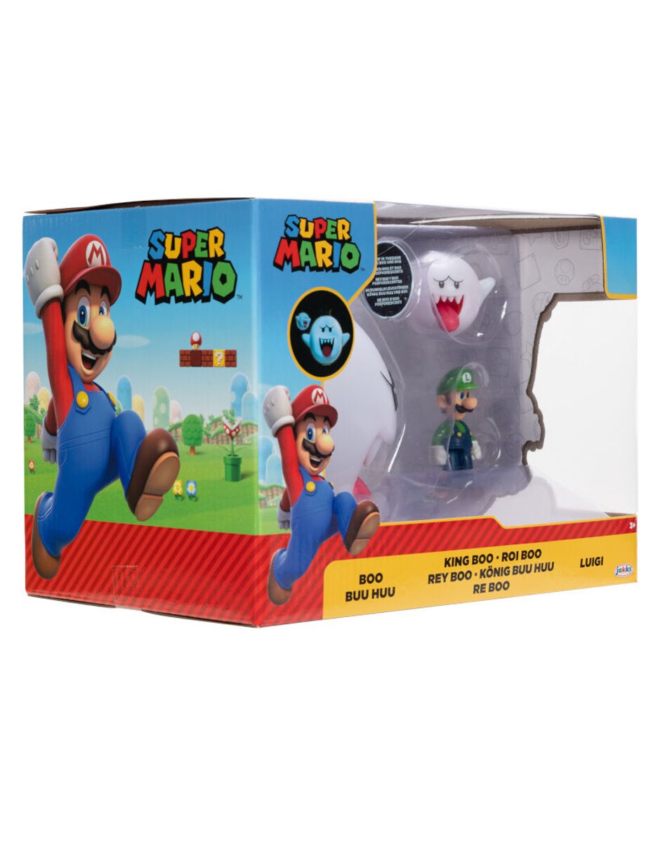 Set figuras acción Super Mario Flourescente 6