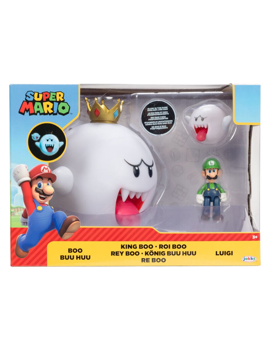Set figuras acción Super Mario Flourescente 8