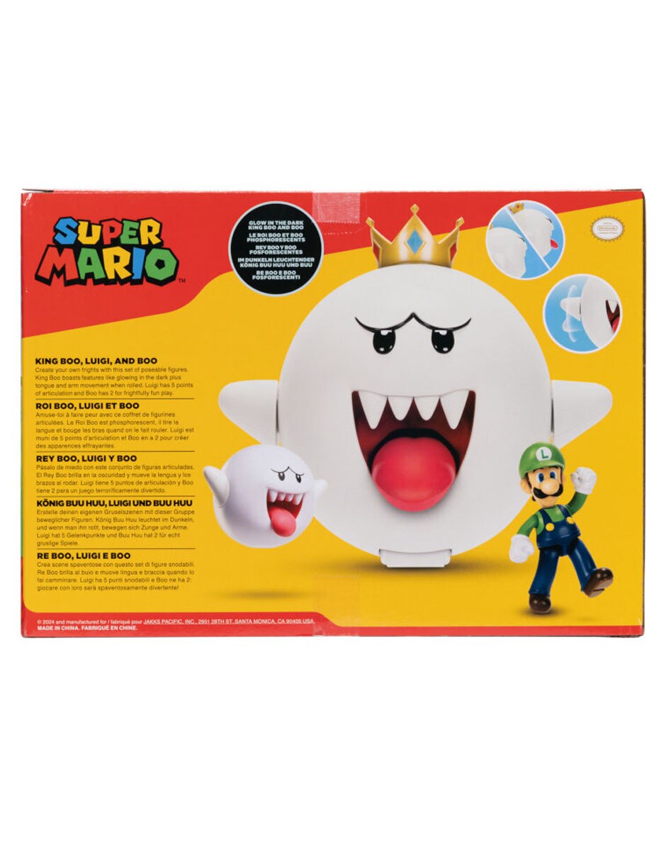 Set figuras acción Super Mario Flourescente 9