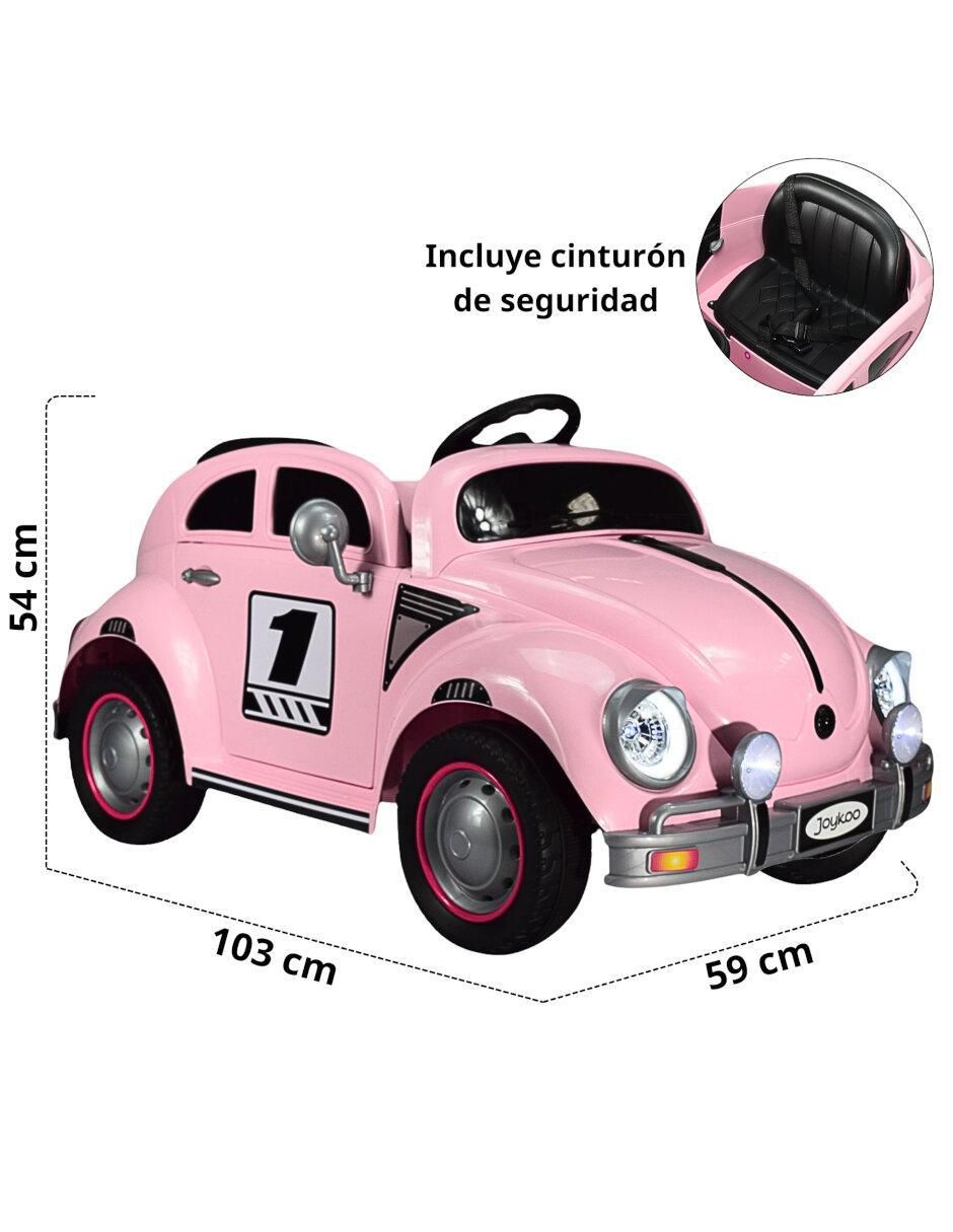 Automóvil montable Diseño vochito recargable 7