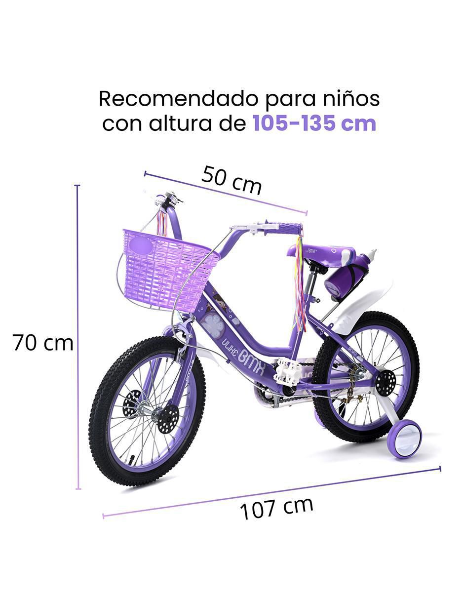 Bicicleta infantil rodada 16 para niña 5