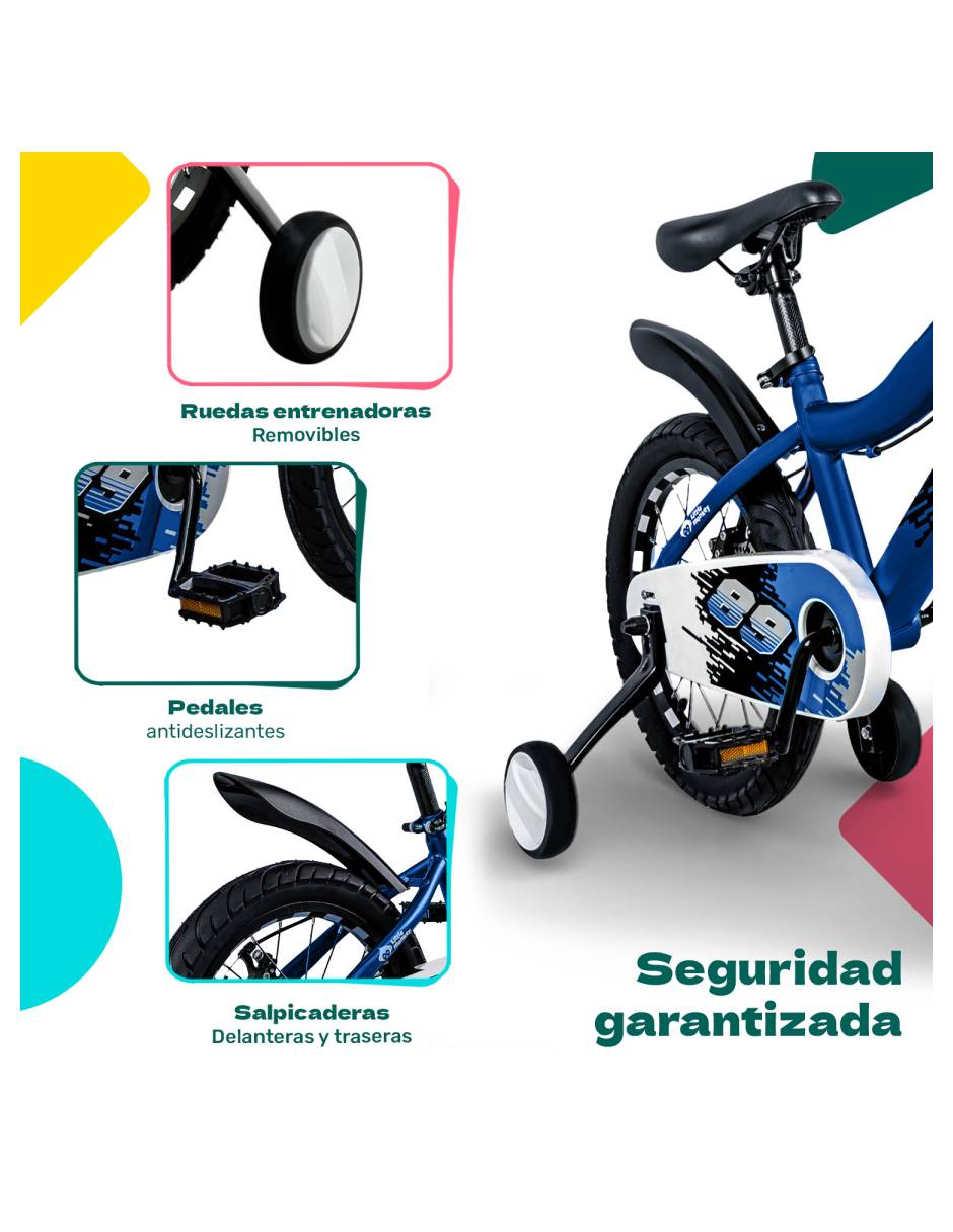 Bicicleta infantil rodada 16 unisex 3