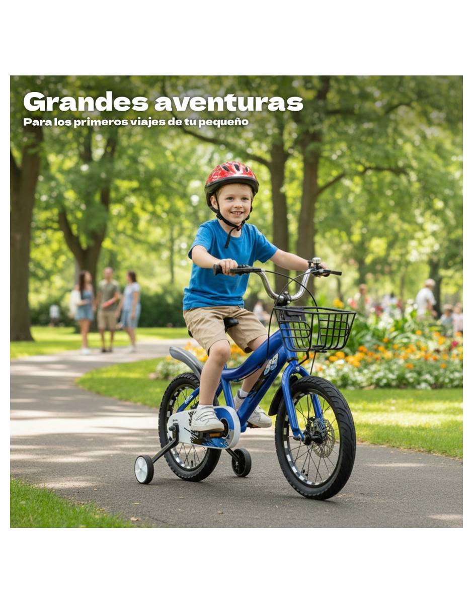 Bicicleta infantil rodada 16 unisex 7