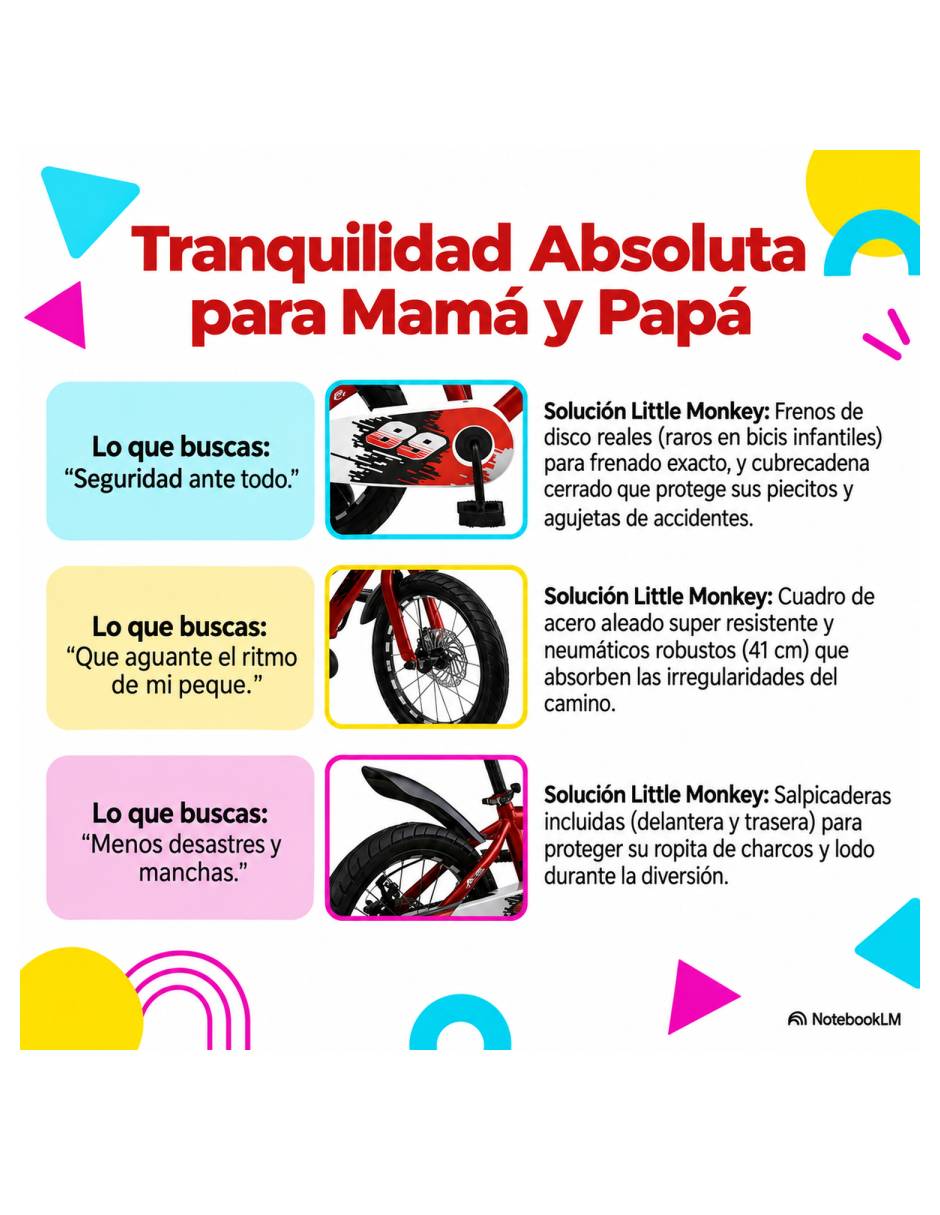 Bicicleta infantil rodada 16 unisex