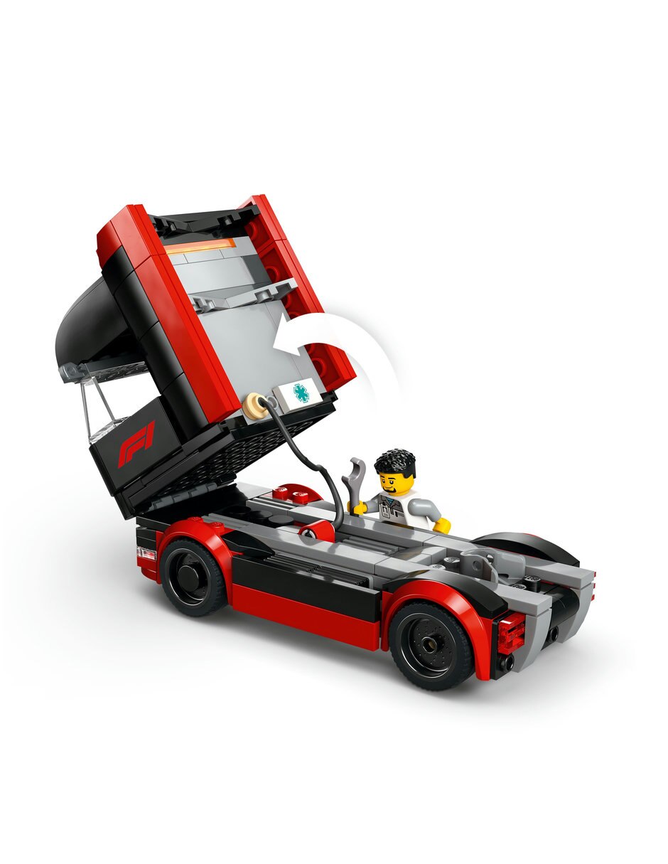 LEGO F1 Truck With Rb20 & Amr24 F1 Cars 60445 Lego City 3