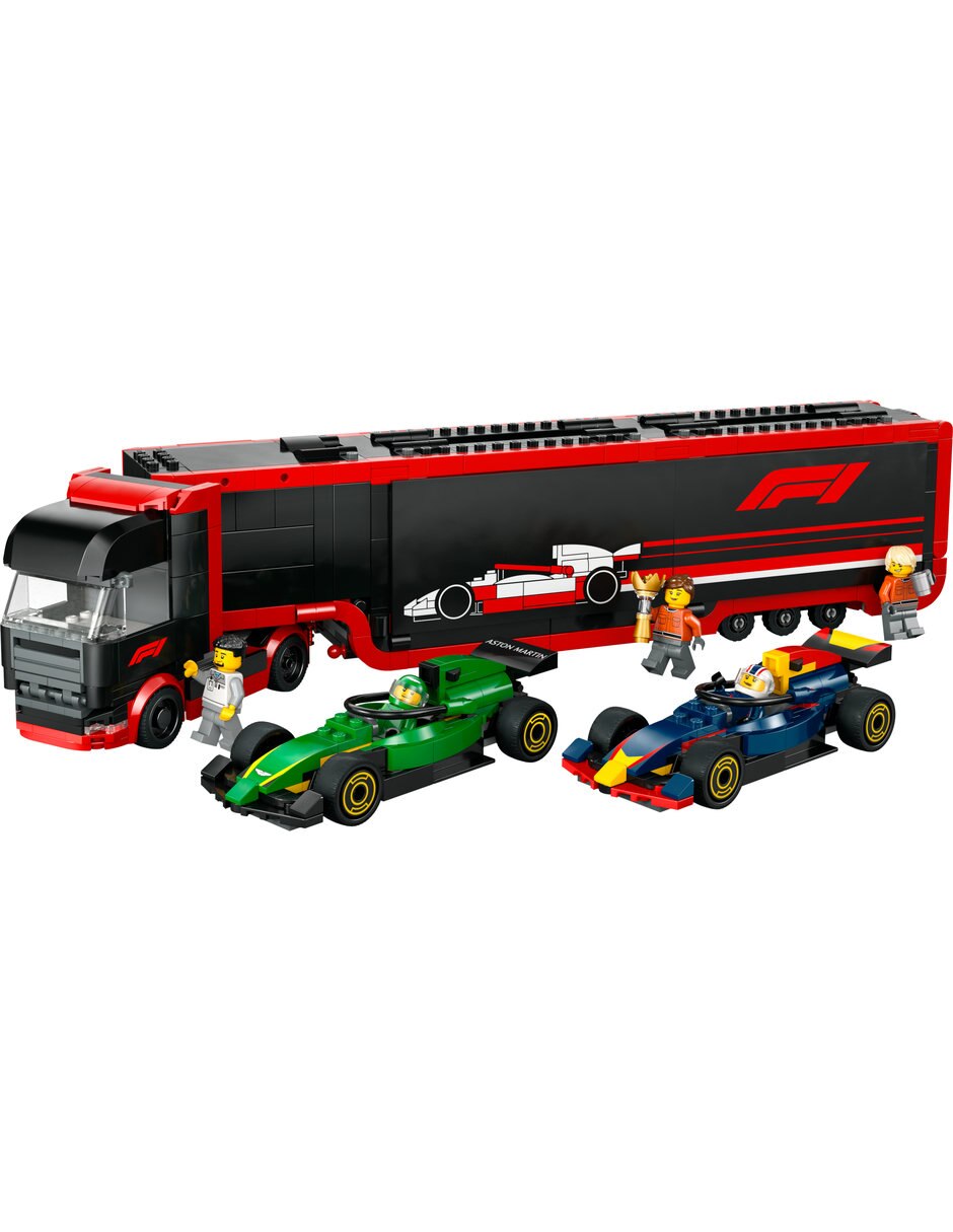 LEGO F1 Truck With Rb20 & Amr24 F1 Cars 60445 Lego City 6